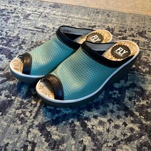 Fly London wedge slides